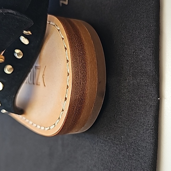 ZADIG & VOLTAIRE Cecilia Sandals Black Suede - Womens FR39 / US8 - Picture 7 of 13